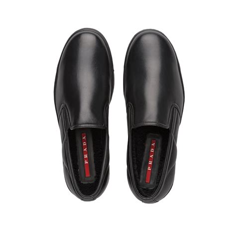 Prada slip on shoes